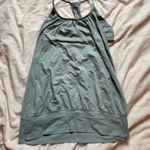 Lulu tank with sports bra